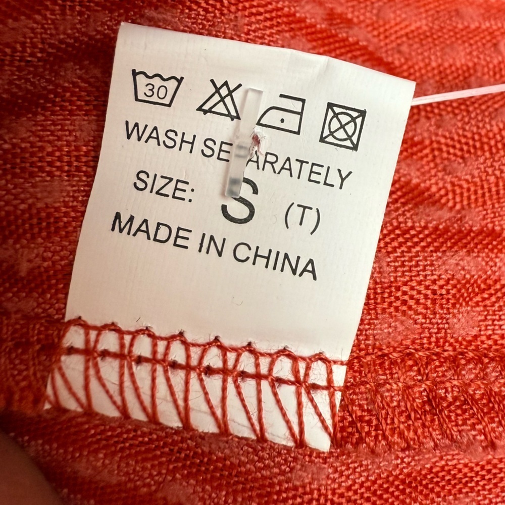 HALARA Women’s size small burnt orange corduroy shacket shirt jacket NWT - Picture 3 of 7